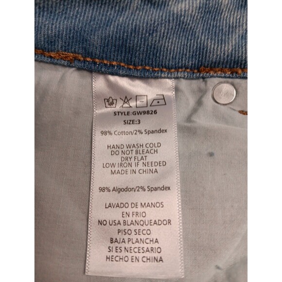 NWT Great Smoky Los Angeles Crop Jeans Size 3 Ripped Leg Stretch Slim High Rise - Picture 6 of 8